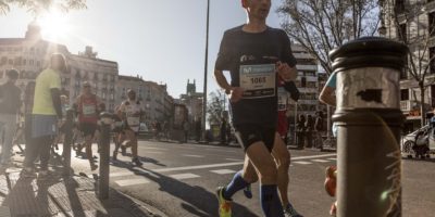 Atletas en el Medio Maratón de Madrid