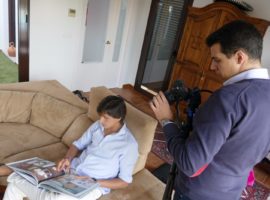 Grabación spot con Roca Rey